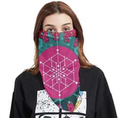 Blockchain Networking Digitization Face Covering Bandana (triangle) by Wegoenart