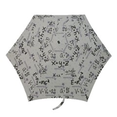 Pattern Wallpaper Math Formula Albert Einstein Mini Folding Umbrellas by danenraven