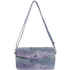 Bird Art Design Pattern Butterfly Removable Strap Clutch Bag by Wegoenart