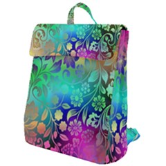 Flower Nature Petal  Blossom Flap Top Backpack by Ravend