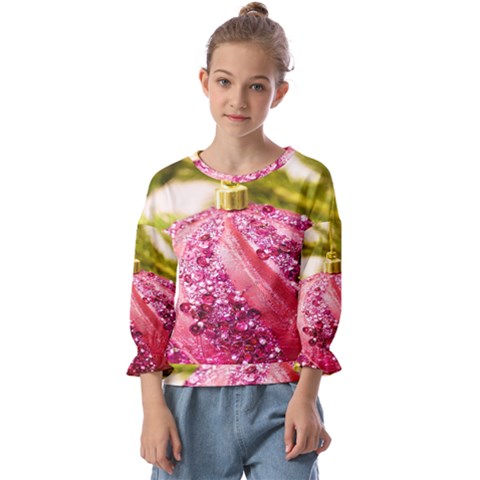 Christmas Decoration 7 Kids  Cuff Sleeve Top by artworkshop