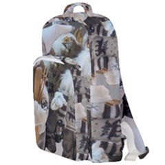 Santa Claus Double Compartment Backpack by artworkshop