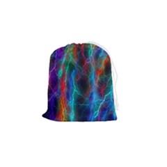 Wizzard Flash Flashes Template Abstract Drawstring Pouch (small) by Wegoenart