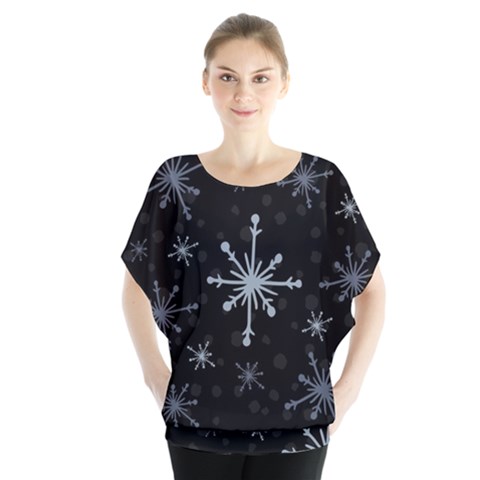 The Most Beautiful Stars Batwing Chiffon Blouse by ConteMonfrey