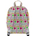 Geometric Shape Pattern Shapes Zip Up Backpack View3