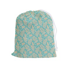 Contrasting Leaves Drawstring Pouch (xl) by ConteMonfrey
