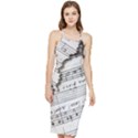 Music Notes Note Music Melody Sound Pattern Bodycon Cross Back Summer Dress View1