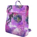 Astronaut Earth Space Planet Fantasy Flap Top Backpack View1