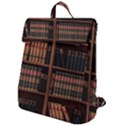 Book Bookshelf Bookcase Library Flap Top Backpack View1