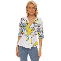 Storm Thunder Lightning Light Flash Cloud Lightweight Drawstring Hooded Top by danenraven