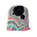 Fractal Abstract Background Drawstring Pouch (XL) View2
