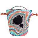 Fractal Abstract Background Drawstring Bucket Bag View1