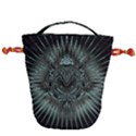 Abstract Art Fractal Artwork Drawstring Bucket Bag View1