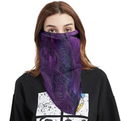 Feather Pattern Texture Form Face Covering Bandana (triangle) by Wegoenart