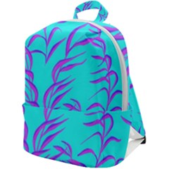 Branches Leaves Colors Summer Zip Up Backpack by Wegoenart