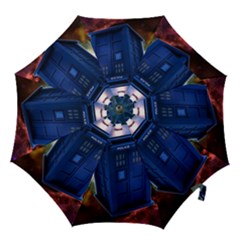 The Police Box Tardis Time Travel Device Used Doctor Who Hook Handle Umbrellas (medium) by Jancukart