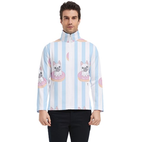 French-bulldog-dog-seamless-pattern Men s Bomber Jacket by Jancukart