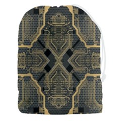 Brain Technology Data Digital Drawstring Pouch (3xl) by Wegoenart