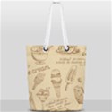Ice-cream-vintage-pattern Full Print Rope Handle Tote (Small) View1