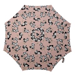 Pandas Pattern Panda Bear Hook Handle Umbrellas (small) by Wegoenart