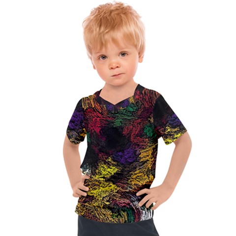Abstract Painting Colorful Kids  Sports Tee by Wegoenart