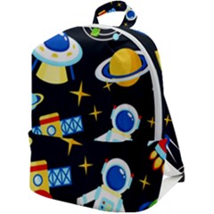 Space Seamless Pattern ---- Zip Up Backpack by Wegoenart