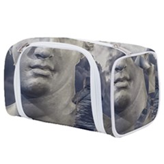 Men Taking Photos Of Greek Goddess Toiletries Pouch by dflcprintsclothing