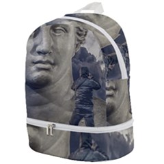 Men Taking Photos Of Greek Goddess Zip Bottom Backpack by dflcprintsclothing