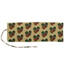 Pastel Pineapple Roll Up Canvas Pencil Holder (M) View1