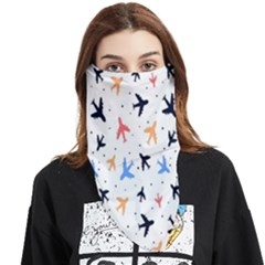 Sky Birds - Airplanes Face Covering Bandana (triangle) by ConteMonfrey