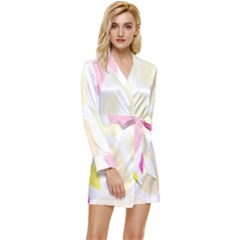 Crystal Energy Long Sleeve Satin Robe by ConteMonfrey
