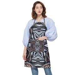 Autumn Patterns Pocket Apron by kaleidomarblingart