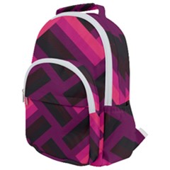 Background Pattern Texture Design Rounded Multi Pocket Backpack by Ravend