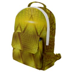 Hieroglyphic Egypt Egyptian Flap Pocket Backpack (small) by Ravend