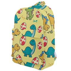 Seamless Pattern With Cute Dinosaurs Character Classic Backpack by Wegoenart