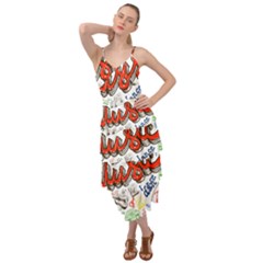 Music-color-elements Layered Bottom Dress by Wegoenart