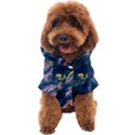 Liquid abstract paint texture Dog Coat View1