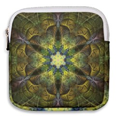 Fractal Fantasy Design Background Mini Square Pouch by Wegoenart