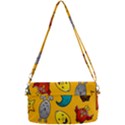 Graffiti Characters Seamless Ornament Removable Strap Clutch Bag View2