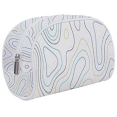 Abstract Colorful Topographic Map Design Vector Make Up Case (medium) by Wegoenart