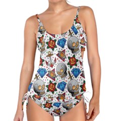 Full Color Flash Tattoo Patterns Tankini Set by Wegoenart