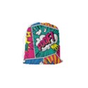 Comic Colorful Seamless Pattern Drawstring Pouch (Small) View2
