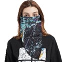 Abstract Colorful Texture Face Covering Bandana (Triangle) View1
