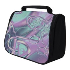 Illustration Fractal Pattern Modern Art Digital Full Print Travel Pouch (small) by Ravend