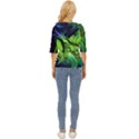 Fractal Art Pattern Abstract Lightweight Drawstring Hooded Top View4