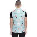 Bunny Carrot Pattern Background Men s Puffer Vest View2
