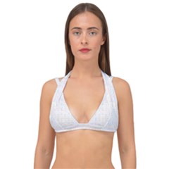 Computer Cyber Circuitry Circuits Electronic Double Strap Halter Bikini Top by Jancukart