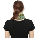 Medeival Ancient Map Fortress Island Seaport Town Face Covering Bandana (Triangle) View2