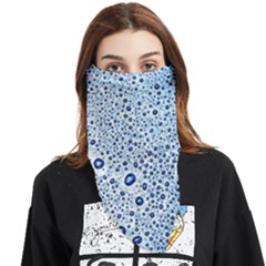 Drop Water Background Macro Splash Rain Drink Face Covering Bandana (triangle) by Wegoenart