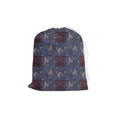 Armenian Ornaments Drawstring Pouch (medium) by Gohar
